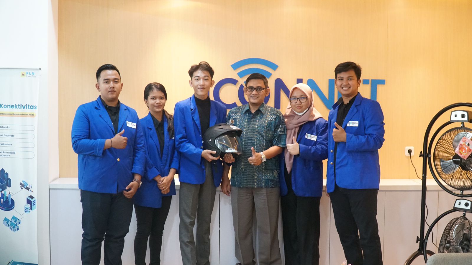 Tim PKM-KC ITPLN Sensor Gyroscope berbasis tenaga surya bersama Dosen Pembimbing Samsurizal, S.T., M.T,. Dok. Istimewa